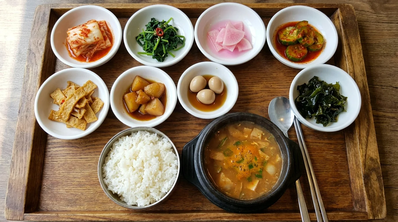점심 정식 사진