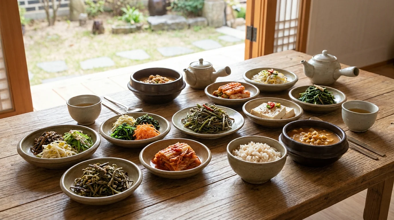 사찰식 코스 (채식) 사진